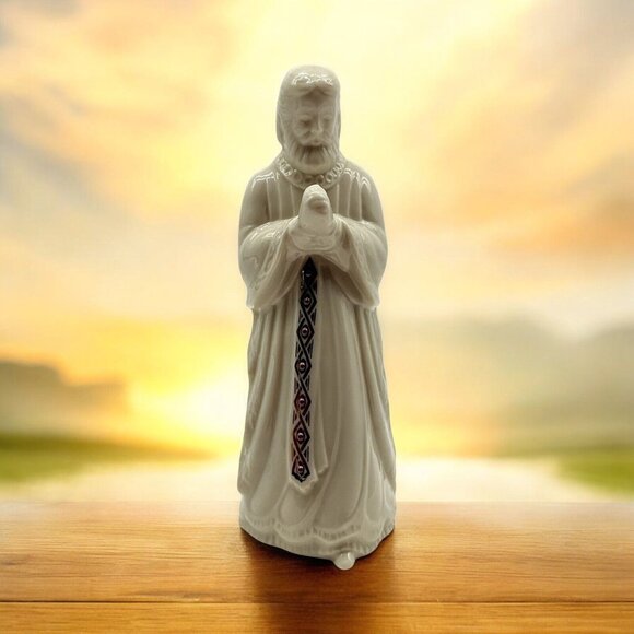 LENOX China Jewels Nativity Joseph Figurine USA Made & Highest Quality VTG 1993 - Picture 4 of 16